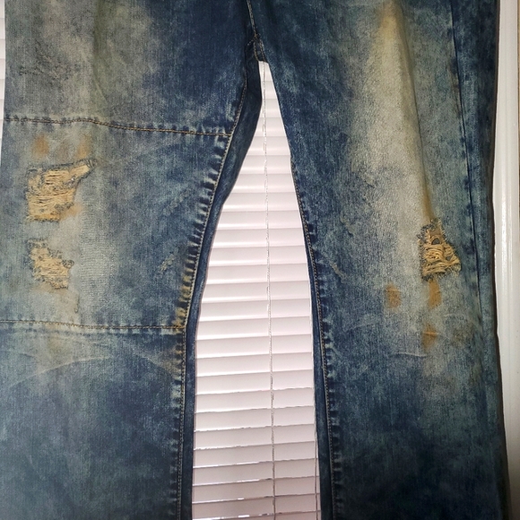 Raw and Dirty Men Distressed Jeans 38 - Picture 3 of 12